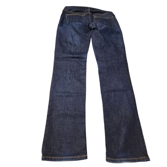 J Crew Matchstick Jeans Womens Size 26 Short Skinny Low Rise Dark Wash Denim - Picture 3 of 6